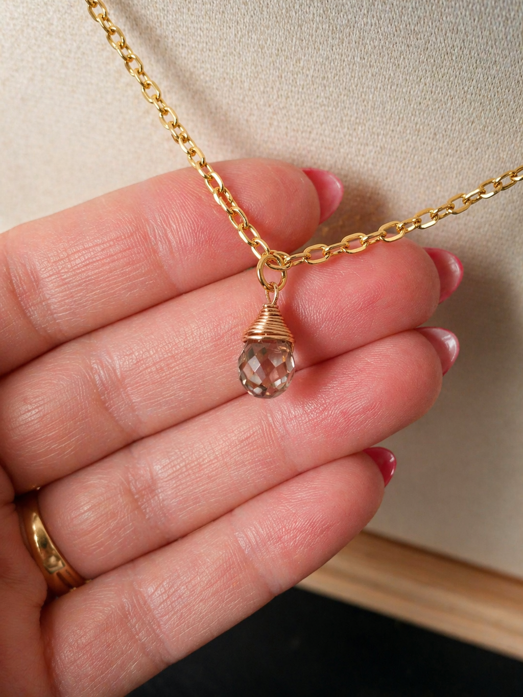 Collier en Perle de Cristal certifiée