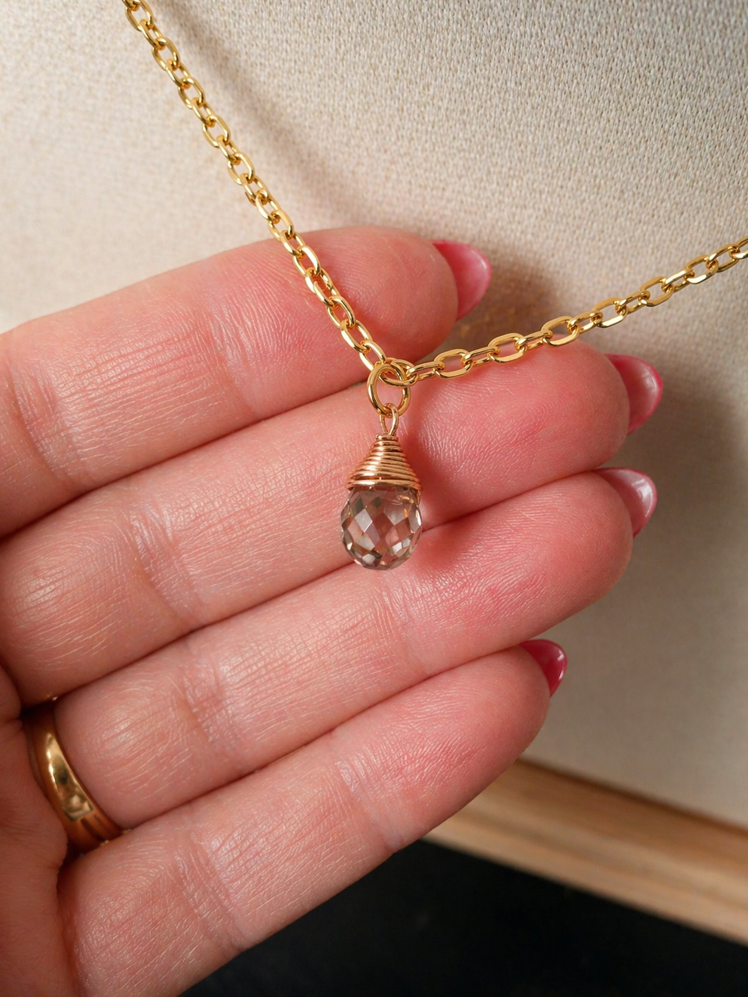 Collier en Perle de Cristal certifiée